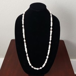 Handmade freshwater pearl necklace